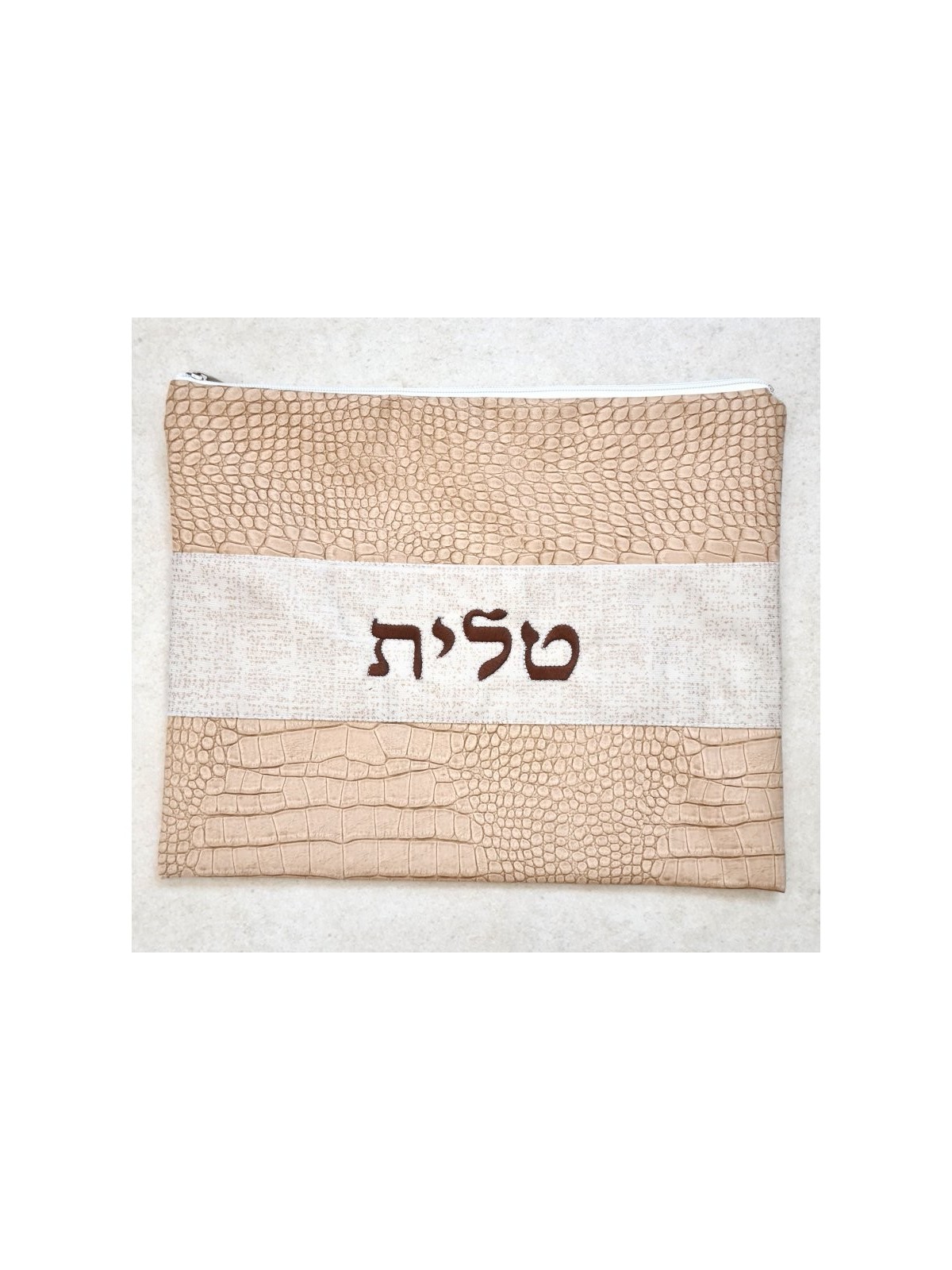 סט תיק תפילין טלית דמוי עור שני ל... | תיקי טלית ותפילין
